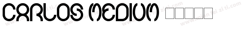Carlos Medium字体转换